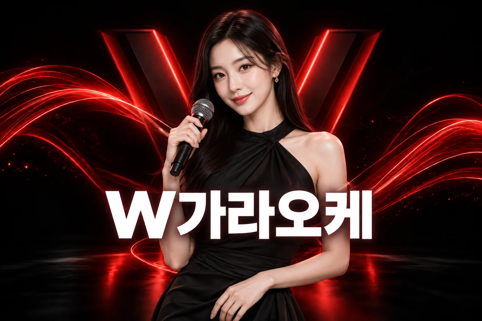 W가라오케 임시 제작 이미지